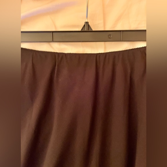 NWT Alex Evenings Classic Black Chiffon Maxi Skirt Lined Elastic Waist Versatile - Picture 8 of 10